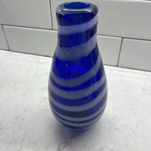 Vintage Vaso Tozzo Hand-Blown Glass Vase